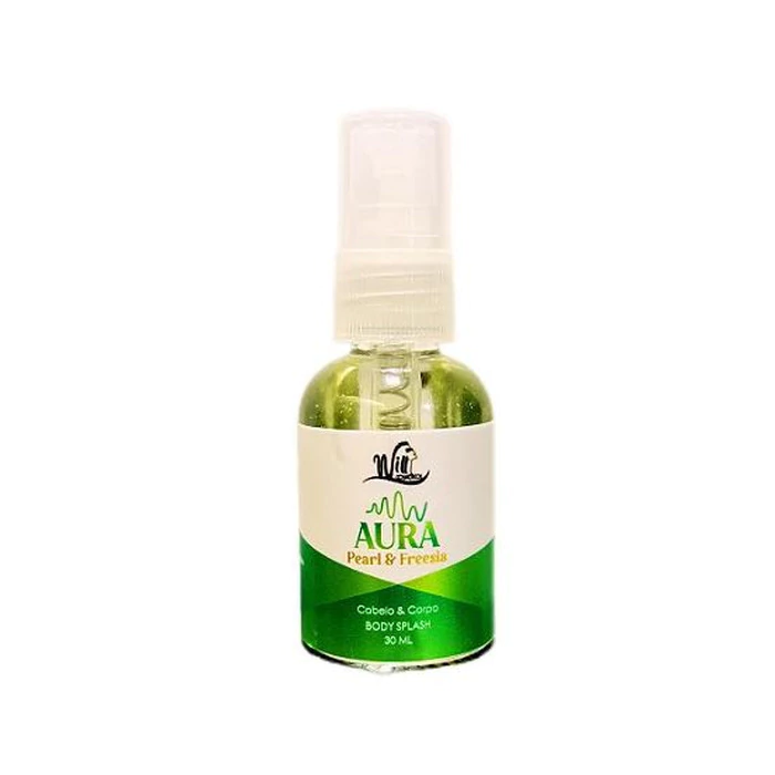 PERFUME E BODY SPLASH AURA PEARL & FREESIA 30ml CABELO E PELE WILL
